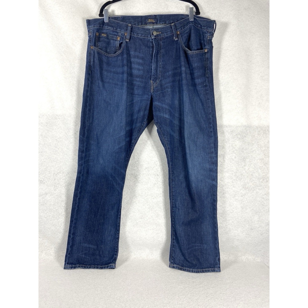 Polo Ralph Lauren Jeans Men's 40x32 Blue Hampton Relaxed Straight Measure 40x30